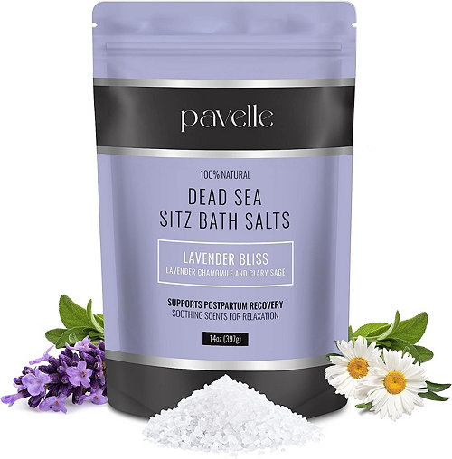 Sitz Bath Salts, Dead Sea Salt Bath Soak, Lavender Bliss