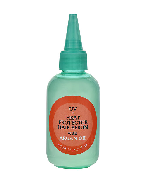 UV + Heat Protector Hair Serum With Argan Oil, 2.7 oz.