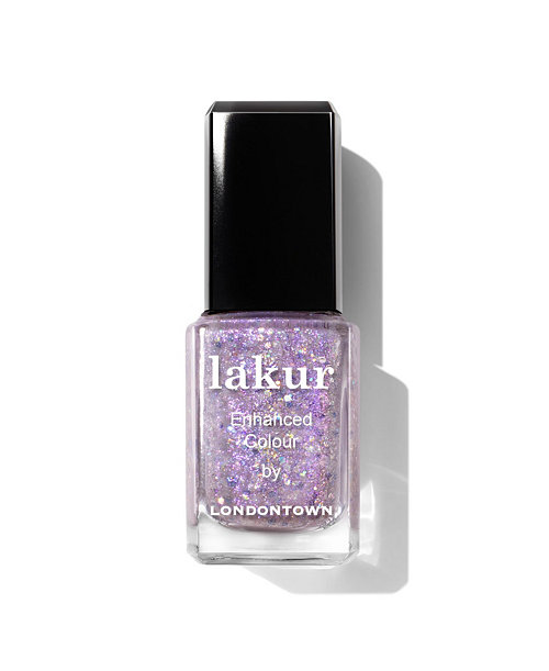 Grape Fizz (holographic purple glitter, pearl, and multicolor confetti)