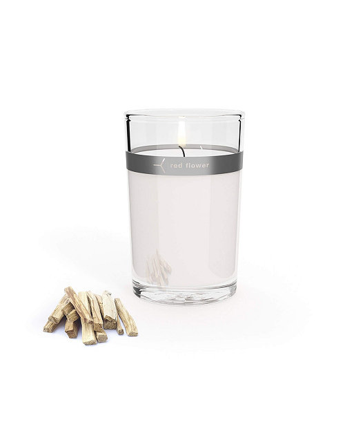 Palo Santo Petal Topped Candle, 6 oz