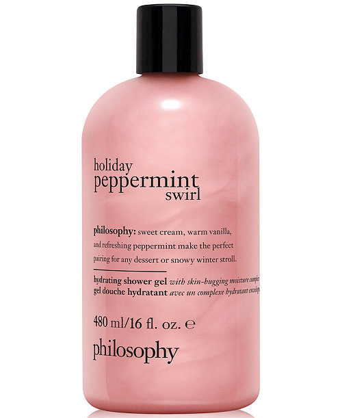 Holiday Peppermint Swirl Hydrating Shower Gel, 16 oz.