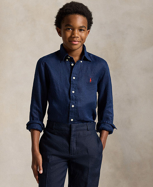 Boys' 8-20 Linen Shirt