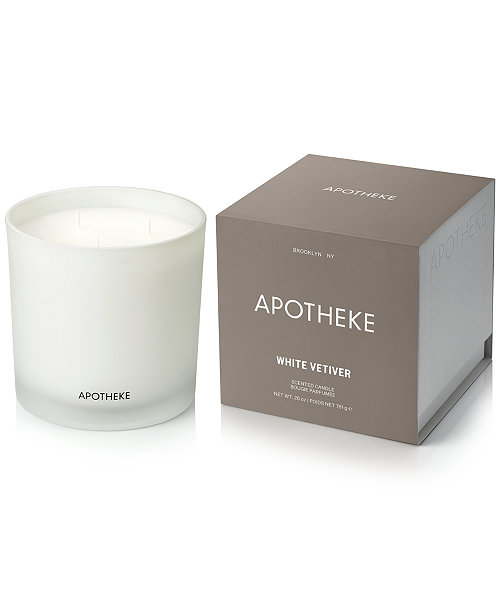 White Vetiver 3-Wick Scented Candle, 26 oz.
