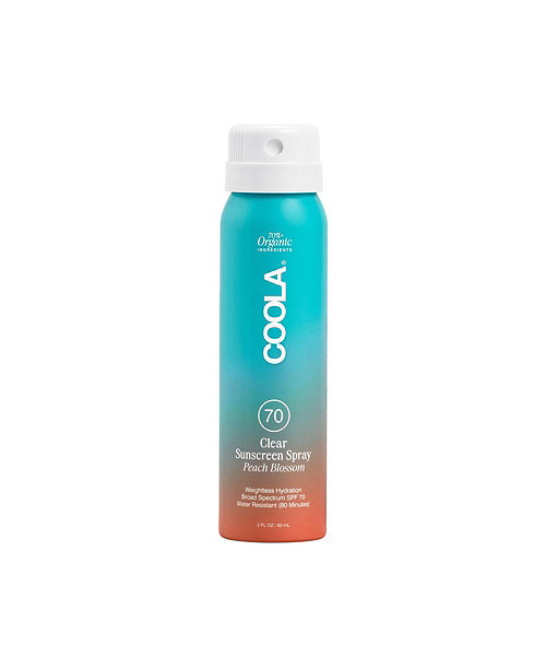 Clear Sunscreen Spray SPF 70 - Peach Blossom, 2 oz.