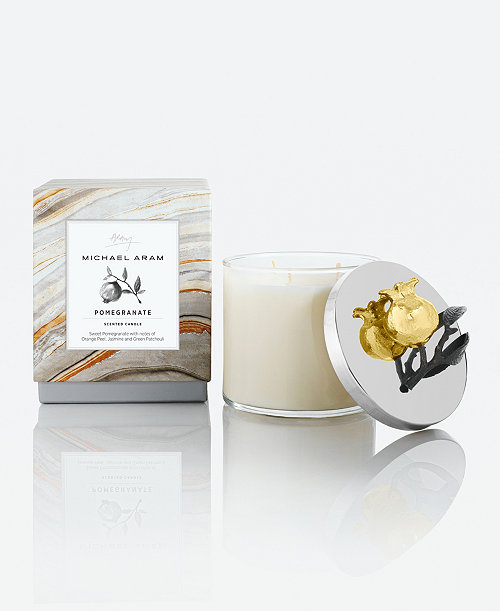 Pomegranate Candle Gold