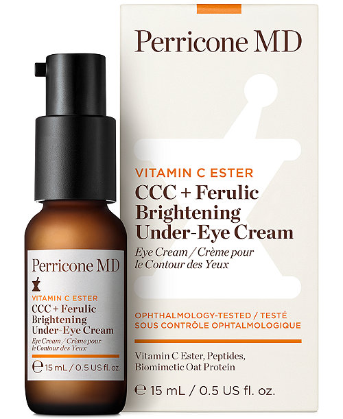 Vitamin C Ester CCC + Ferulic Brightening Under-Eye Cream, 0.5 oz