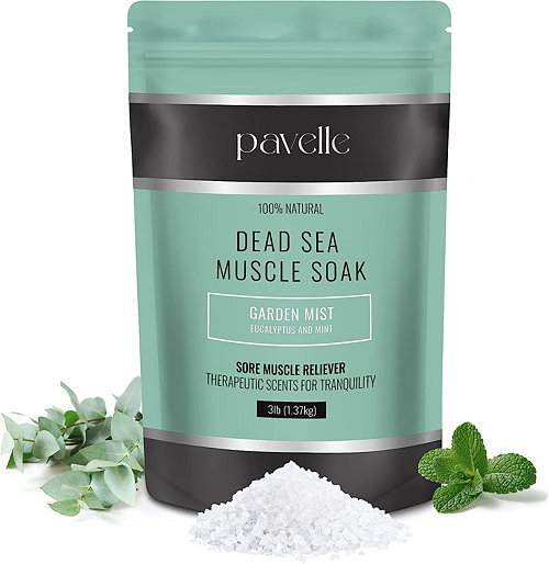 Dead Sea Muscle Soak, Bath Sea Salt, Garden Mist