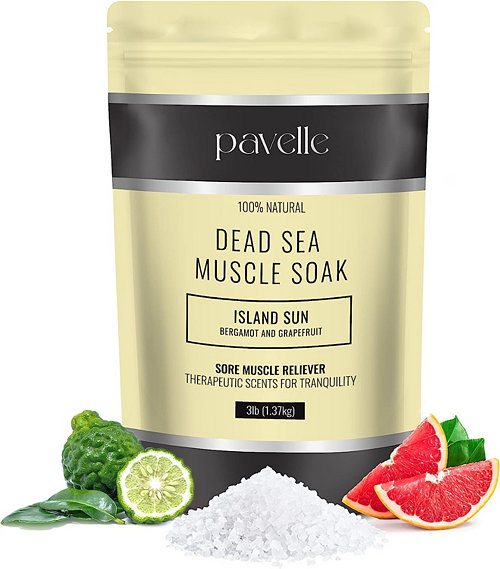 Dead Sea Muscle Soak, Bath Sea Salt, Island Sun