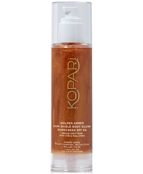 Golden Amber Sun Shield Body Glow Sunscreen SPF 30, 5 oz.
