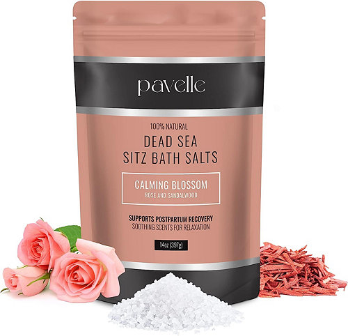 Sitz Bath Salts, Dead Sea Salt Bath Soak, Calming Blossom