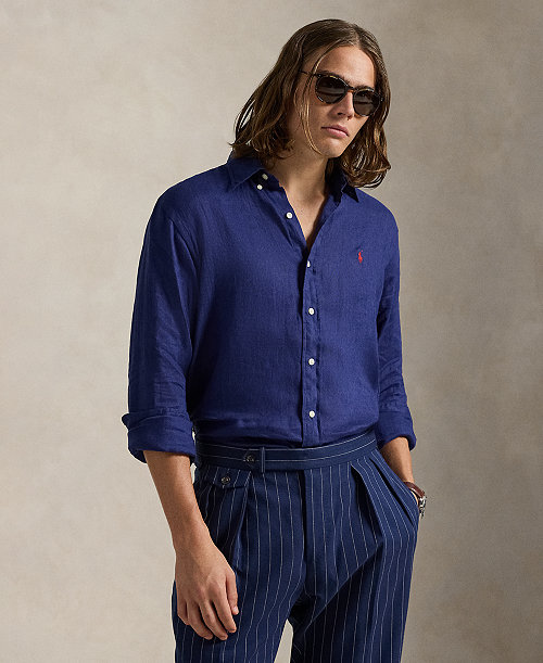 Men's Classic-Fit Linen Shirt