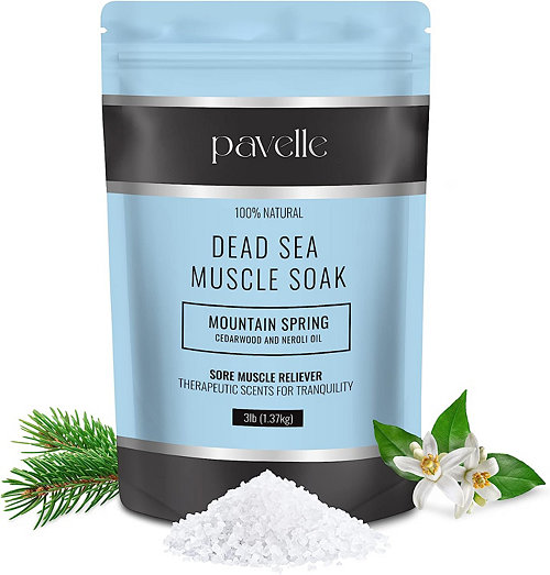 Dead Sea Muscle Soak, Bath Sea Salt, Mountain Spring