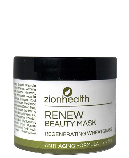 Adama Renew Wheat Grass Beauty Mask, 2 oz