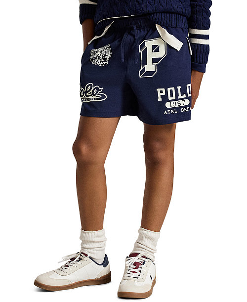 Boys' 8-20 Cotton Jersey Graphic Shorts