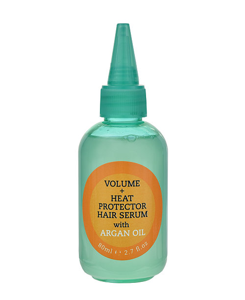 Volume + Heat Protector Hair Serum With Argan Oil, 2.7 oz.