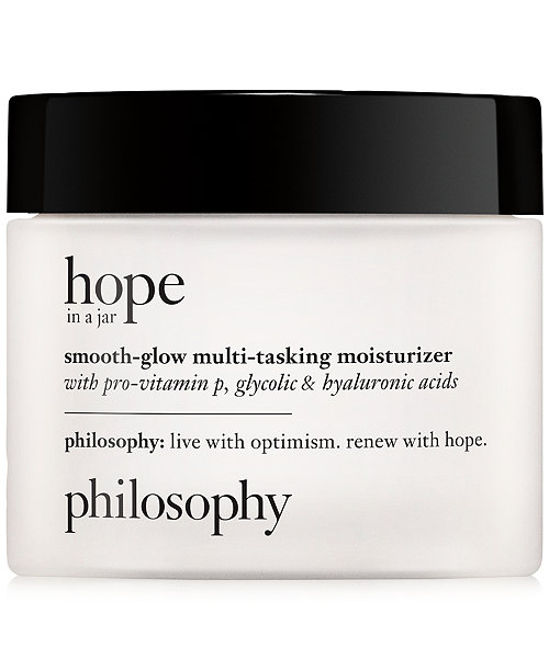 Hope In A Jar Smooth-Glow Multi-Tasking Moisturizer With Pro-Vitamin P, Glycolic & Hyaluronic Acids, 2 oz.