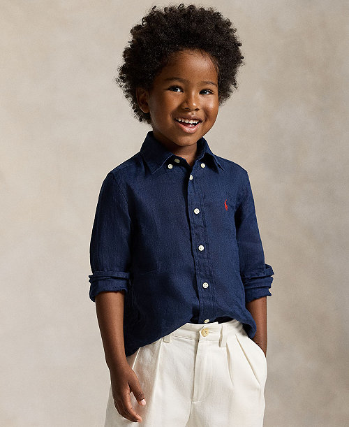 Boys' 2-7 Linen Shirt