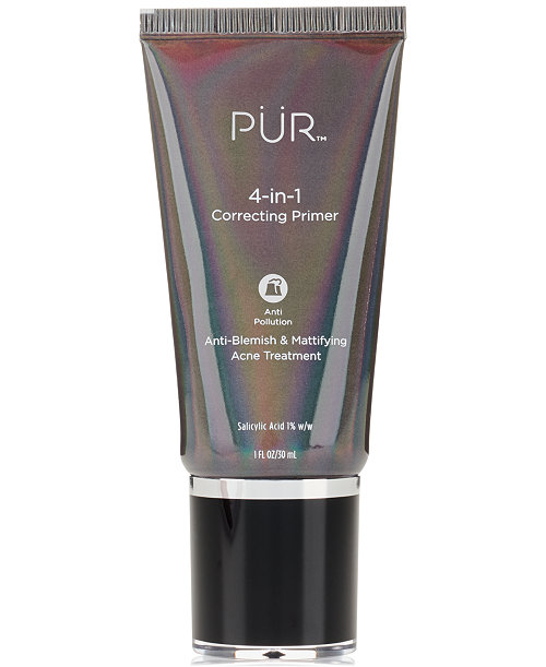 PÜR 4-In-1 Correcting Primer Anti-Blemish & Mattifying Acne Treatment, 1 oz.
