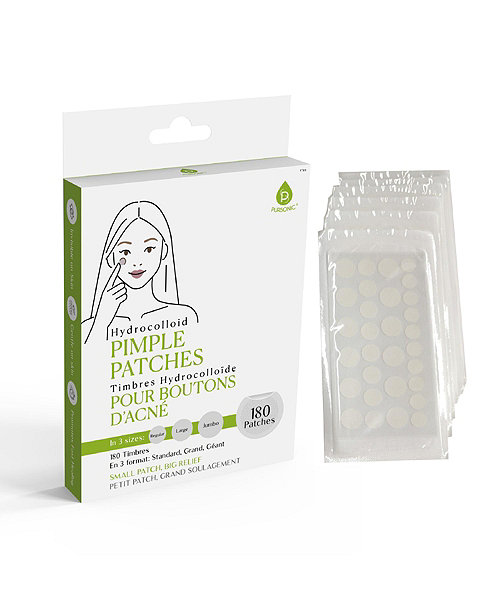 Hydrocolloid Pimple Patches – Multi-Size Blemish Care for Faster Healing
