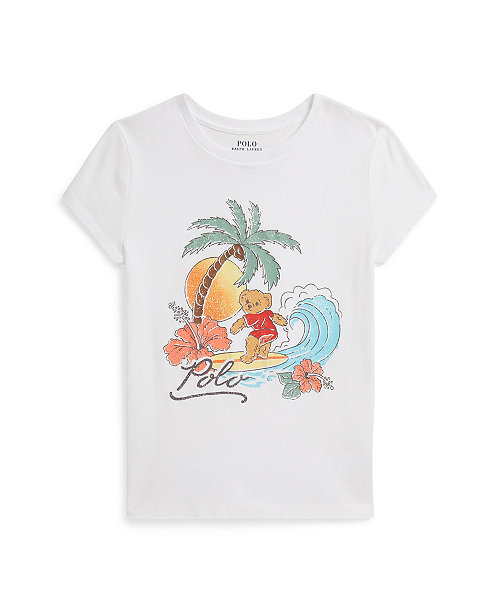 Girls' 7-16 Polo Bear Cotton Jersey T-Shirt