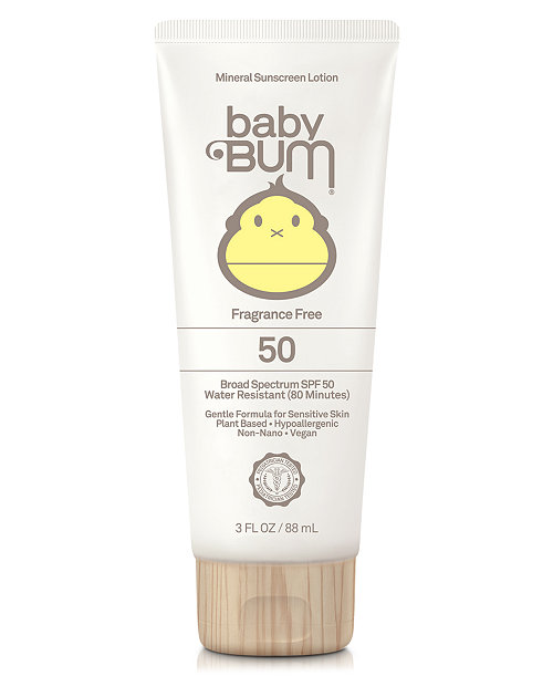 Baby Bum SPF 50 Mineral Sunscreen Lotion, 3 oz.