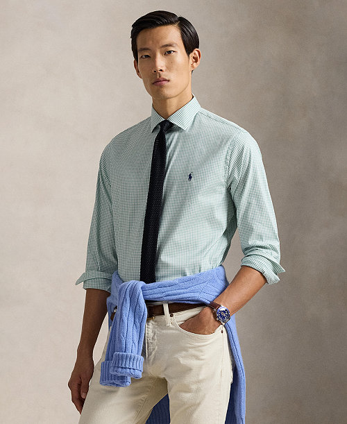 Men's Spread Collar Shirt