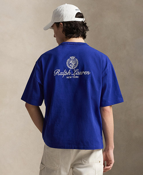 Men's Jersey Graphic Relaxed-Fit T-Shirt